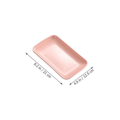 Set de 4 platos rectangulares para sushi miniatura 2