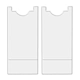 FACAIIO Transparenter Couch- und Bettstopper, transparenter Acryl-Wandabstandshalter für Brandsicherheit, einfacher Zugang zum Auslass, passend für Möbel einschließlich Betten, Sofas, Schränke, 2