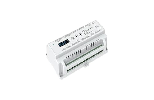 Contrôleur LED dimmer 8CH 16A DH8 RDM contrôleur de relais numérique 100-240VDC rail DIN DT7