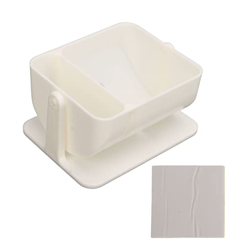 Soporte de Esponja de Maquillaje de Pared, Soporte de Esponja Autoadhesivo de Belleza, Estante de Secado de Contenedor de Esponja Cosmética, Estante de Puff con Diseño de Agujeros de Drenaje Inferior