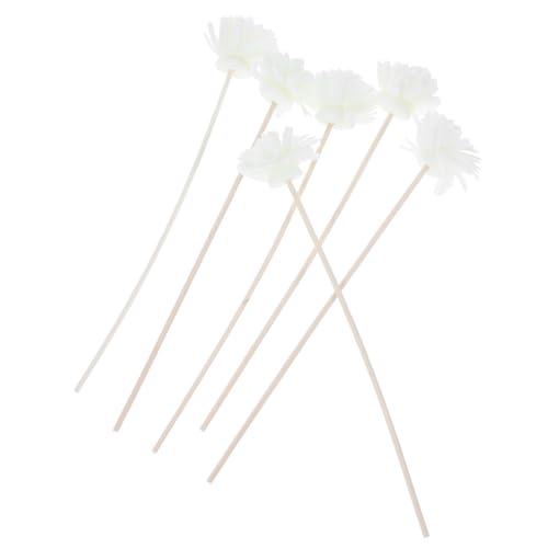 6 unidades de varillas difusoras con flores artificiales miniatura 1