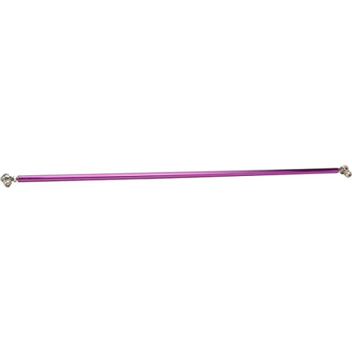 25-1/2 Inch Aluminum Throttle Linkage, 1/4 Inch Rod Ends, Polished #TOP6