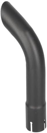 All States Exhaust Stack - 1-3/4" x 12" Curved Black