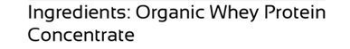 Raw Organic Whey Protein Powder, Grass Fed, Happy Healthy Cows, Undenatured, Hormone Free, Non-GMO, Gluten Free, Unflavored, Unsweetened, 5LB