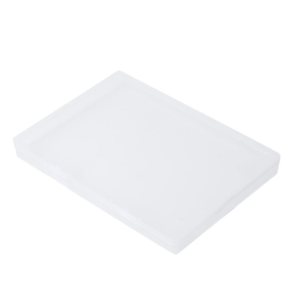 Transparent Plastic Storage Box w Hinged Lid A5 Office Storage Organizer Box Classified Storage to Keep The Desk