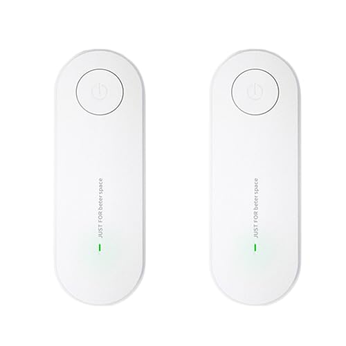 Tuesoa UltrasóNico de 2 Piezas Repelente ElectróNico de Mosquitos Ratones ArañAs Cucarachas Repelente PortáTil Enchufe de la UE