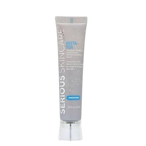 Serious Skincare INSTA-TOX Wrinkle Smoothing Serum + Face Primer .75 Fl Oz