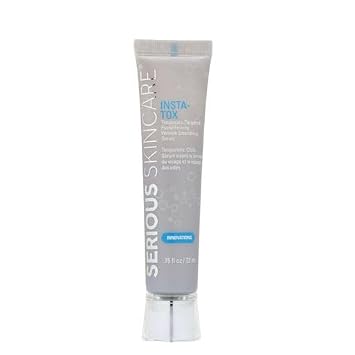 Serious Skincare INSTA-TOX Wrinkle Smoothing Serum + Face Primer .75 Fl Oz