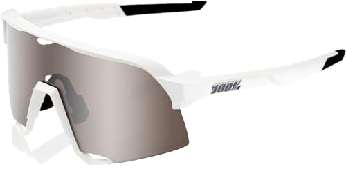 100% S3 Sport Performance Cycling Sunglasses (MATTE WHITE - HiPER