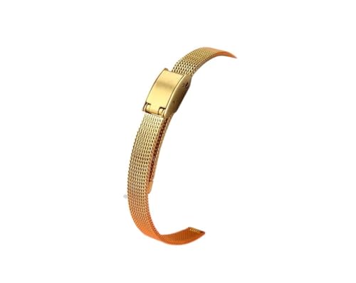 [X] ő̃XeX|voht@bV[YS[h^XgbvbVxg 6 ~[g 8 ~[g 10 ~[g 12 ^v`F[(Mesh belt Golden,12mm)