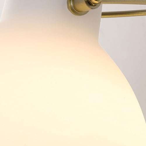 Aplique de pared de cristal de jade blanco con acabado de lujo para comedor y salón 7