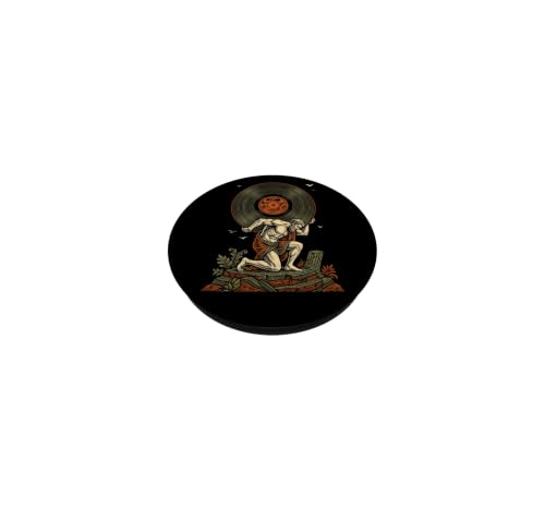 Vinyl Record Lover Collector Vintage Grec God DJ Music PopSockets PopGrip Adhésif – vue 2