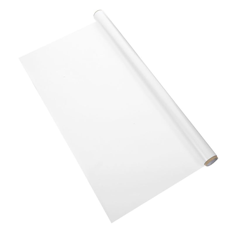 ifundom Static Cling Whiteboard Sticker 45cm x 500cm, Erasable Dry Erase Sheet for, Reusable Household Whiteboard for Teaching and Home Message Board