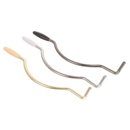 ERINGOGO 3個ワミーバー エレキギター トレモロアーム ブリッジ用 ビブラート対応 湾曲形状でピッチコント 軽量設計 初心者向け