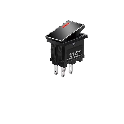 Interrupteur à bascule encastrable pour tableau de bord camping-car et bateau 12V 24V