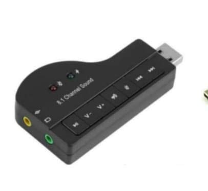 Eatech Piano Shape External USB 2.0 Male Sound Card Adapter Virtual 3D Audio to 3.5 mm Female Stereo Jack Microphone Speaker Headphone Earphone Interface for Laptop Desktop Computer PC | Black-image-11