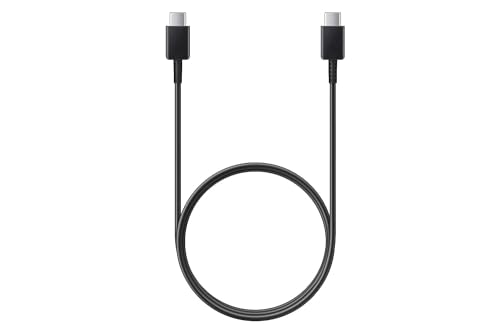 Image of THE BATTERY STORE Charging Cable Type C To C Compatible With Samsung Galaxy S21|S21+|S20|S20+|Note 20|Fold Series (Only Cable-Black) 3.28 Feet (1 Meter), Black (Vip-71)