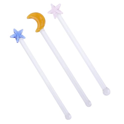 TOPBATHY 3 Pz di Trasparente Bere Frusta Cucchiaini da Espresso Mescolata Matcha Elettrico Shaker Cucchiaini da tè Bastoncini di caffè Cucchiaino Bicchiere Riutilizzabile