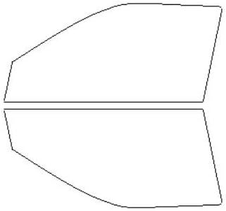 シャインゴースト プリズム97 運転席 助手席 ダイハツ 適合 ロッキー Ａ２００Ｓ ２０１９，１１～ カーフィルム カット済み