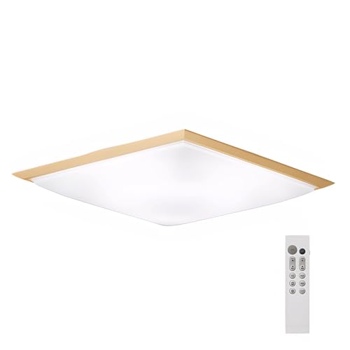 大光電機 DAIKO LED和風シーリングライト LED内蔵 調色調光 LED 41.5W 昼光色6500K~電球色2700K 5200lm Ra93~12畳 クイック取付式 ホワイトウッド DXL-81462