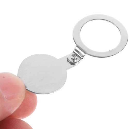 Toddmomy 8 piezas tapas para mirilla de acero inoxidable para puerta de apartamento, protección de privacidad, tapa anti-espía para visor de puerta con diámetro interior de 16mm para seguridad en el hogar miniatura 4