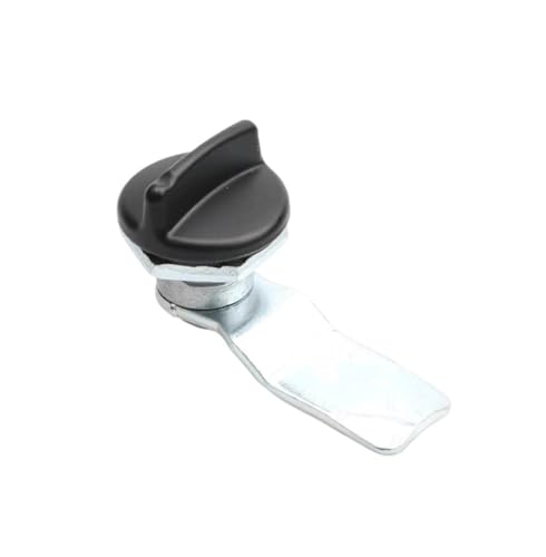 Serrure à languette rotative pour armoire électrique en tôle noire MS715-2