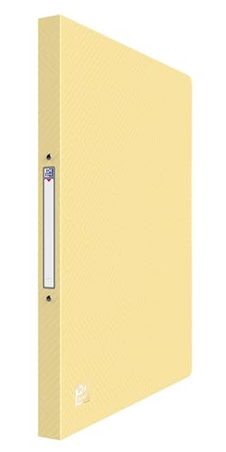 Oxford Urban Ringbuch-Ordner A4, aus Kunststoff, 2cm Rückenbreite, 2 Ringe, blickdicht sortiert pastell, 10 Stück