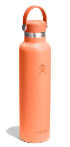Image of Hydro Flask Water Bottle - Insulated Stainless Steel - Non Spill, Leakproof in 24 Oz Nectar Orange