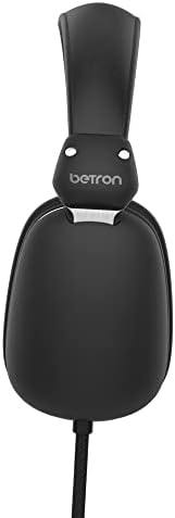 Betron HD500 Headphones Wired on Ear Lightweight Earphones with Stereo Deep Bass 3.5mm Jack