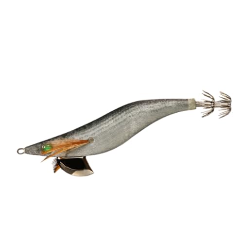 Tintenfisch Köder zum Angeln, Leuchtende Oktopus Jigs, Garnelen Lockt, Crawfish Köder aus Edelstahl für Süßwasser und Salzwasser