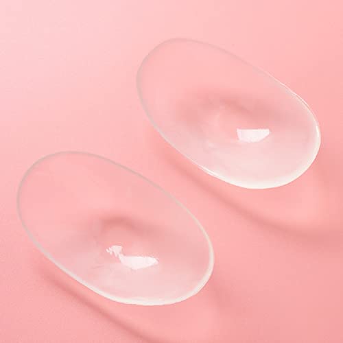 Image of Silicone Shoulder Pads for Womens Clothing, Anti-Slip Shoulder Push-Up Pads Invisible Breathable Shoulder Enhancer Reusable Mothers Day Gift, 1 Pairs Transparent - Large