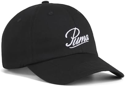 PUMA Unisex Yetişkin ESS SCRIPT LOGO Dad Cap Şapka Puma Black Tek Beden - Görsel 1