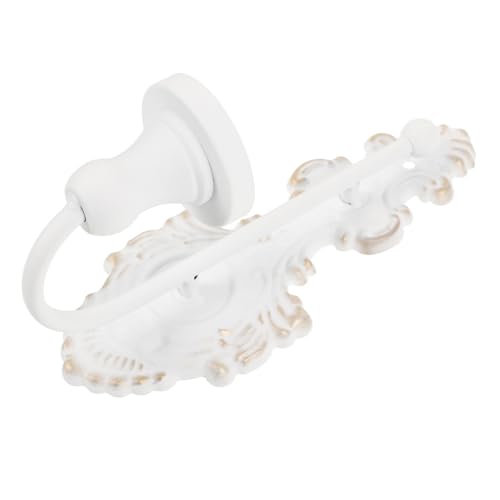 Happyyami Wall Sconces Candle Holder, White Iron Art Hanging Wall Mounted Decorative Candle Sconce European Vintage Decor for Living Room Home Weddings Event