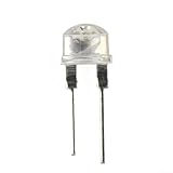 Minhe 10PCS Professional Grade Inline LEDs In Distinctive Straw Hat Design (8MM) Tailored For Industry Use(blue)