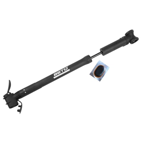 Beto Fahrrad Doppelkopf Luftpumpe CMF Rahmenpumpe S inkl. Schlauchflicken