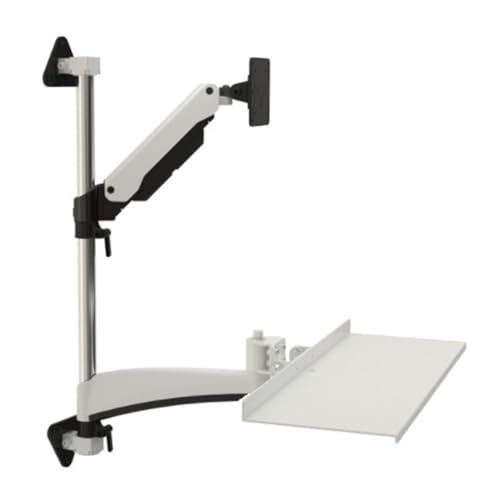 Bras articulé de moniteur pour fixation murale et bureau épuré