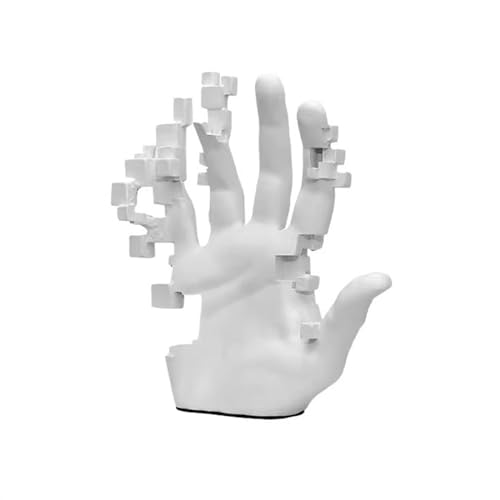 Palmier blanc abstrait XJBTBA : ornements de bureau décoratifs de luxe pour entrée