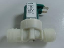Single 180 Degree Solenoid Valve, 12v DC (3W) Comes with 1/2" BSP Male Threads