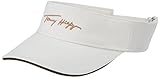 visore ps4 mediaworld VISIERA ICONICA FIRMA Tommy Hilfiger Iconic Signature Visor Visiera, Ecru, Taglia Unica Donna
