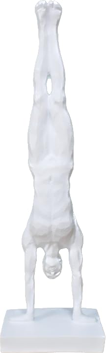 Venture Vehicles Ltd Interesting Posed Gymnastics Handstand Man, White