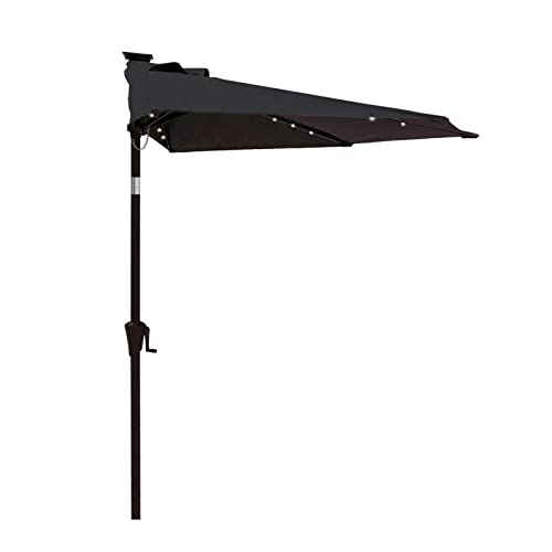 Helios&Hestia 9 ft Solar Wall Umbrella