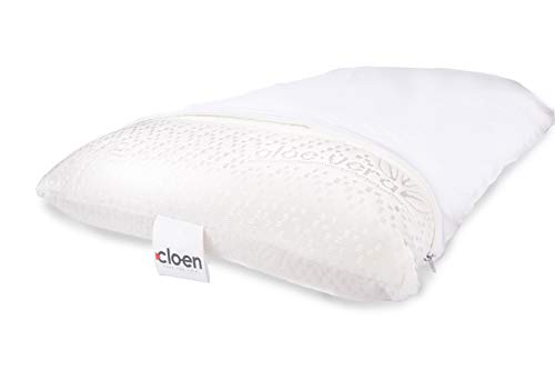 CLOEN Funda de almohada Tencel 75 cm Taie d'oreiller, Blanc Cover
