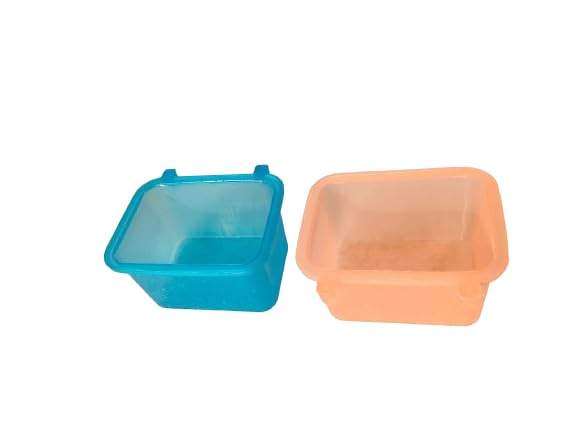POONCH PET STORE Poonch Plastic Feeder Cups For Seeds And Water In Cage For Budgies Cockatiel Lovebird And Other Parrots-2 Piece,?8 cm,H_4 cm,W_6 cm (B0CTHCCBJK) Amazon Price History, Amazon Price Tracker