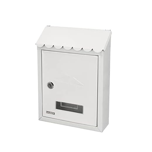 Maurer 3080542 Buzón Exterior 21x30x6,8 Blanco