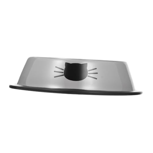 BESPORTBLE ステンレス製ペット用フードボウル 猫や子猫の食事に適した給餌皿 水入れとしても使用可能 お手入れ簡単で衛生的な設計