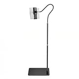 SODANY Soporte de Suelo para Tablet y Móvil 135cm Cuello de Cisne Flexible 360° Base Estable Universal 12-18cm