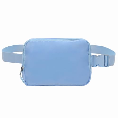 Image of Belt bag Fanny pack crossbody bags for women Everywhere belt bag (Light blue)