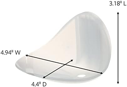 Command Bath Soap Dish With Water-Resistant Adhesive, 2 lb Capacity, 1 Dish, 2 Strips, BATH14-ES