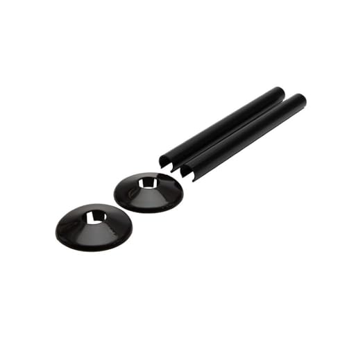 Talon Snappit Radiator Pipe Covers & Collars - BLACK