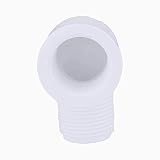 Pipe Fitting, Schedule 40 PVC Street Elbow, 90-Degree, White, 3/4-In. -PVC 02307 0800HA